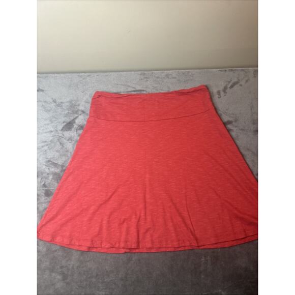 Horny Toad Skirt Medium Chaka Tencel Organic Cotton Heathered Red Athleisure - Picture 1 of 7